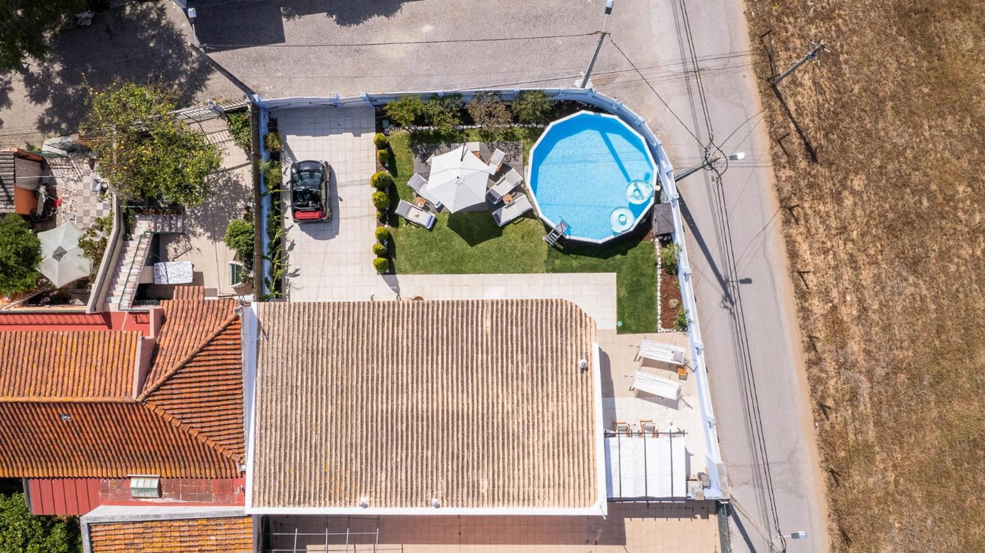 Moradia Familiar Piscina 5Min Praia By Host-Point Charneca  Dış mekan fotoğraf