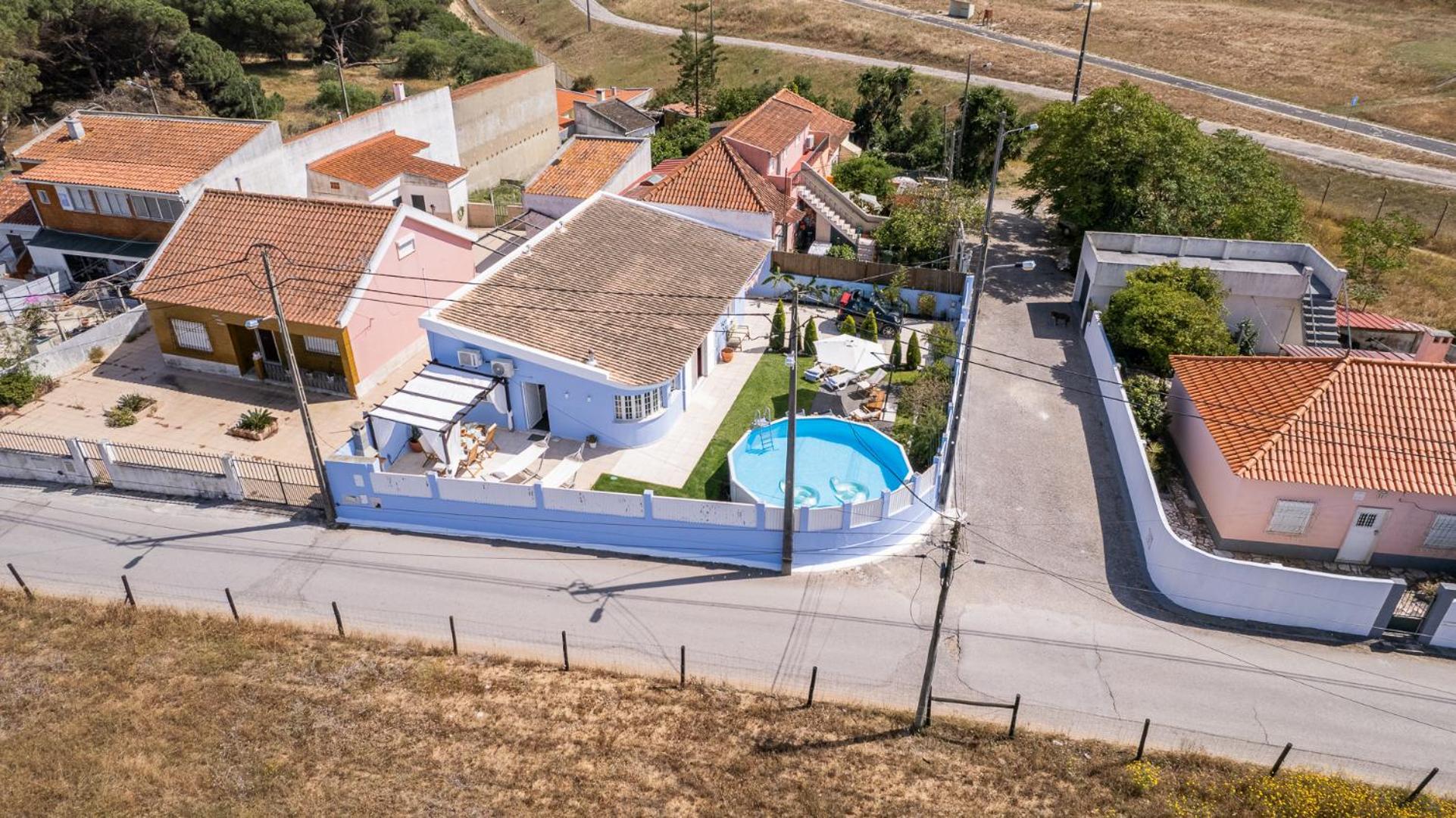 Moradia Familiar Piscina 5Min Praia By Host-Point Charneca  Dış mekan fotoğraf